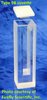 Semi-micro raised-bottom absorption cuvette with PTFE cover, optical glass, lightpath 10 x 3 mm