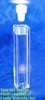 Micro fluorescence cuvette with PTFE stopper, UV quartz, lightpath 3x3x43 mm