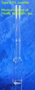 Macro fluorescence cuvette, quartz-to-glass graded seal tube, IR quartz, lightpath 10 mm