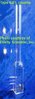 Makro-Fluoreszenzküvette, Pyrex® Glas mit Glas-Stutzen, Schichtdicke 10 mm