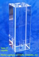 Flow cytometry cuvette, UV quartz, lightpath 2 mm