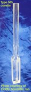 Semi-micro absorption cuvette with quartz-to-glass graded seal tube, IR quartz, lightpath 10 mm