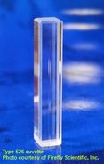 Flow cytometry cuvette, UV quartz, lightpath 0.25 mm