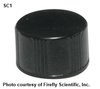 Closed black solid screw cap (for types 34S, 41, 43, 46, 46FL)