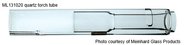 Torch tube, quartz, 1-slot, for Optima 2x00/4x00/5x00/7x00 DV