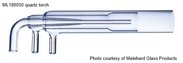 Fackel, einteilig, Quarz, axial, 2,4 mm Injektor, High-Solids, für Vista 720-ES/725-ES/Liberty