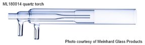 Torch, one-piece, quartz, axial, 2mm injector, for Vista 720-ES/725-ES/Liberty