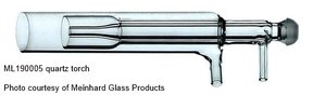 Fackel, einteilig, Quarz, 2,5 mm Injektor, für 4500