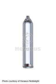 Photoionisation lamp, Heraeus type PKR 106-6, RF-excitation, filling gas krypton, 10.0 + 10.7eV