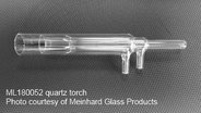 Torch, one-piece, quartz, radial, high solids, 1.8 mm injector, for Vista 720-ES/725-ES/Liberty