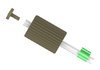 MicroBarb®, PEEK™, für Softwall-Schlauch mit 0,51mm (0,020") ID und 2,64mm (1,043") AD, 1/4"-28 UNF female, Pkg. à 25 Stück