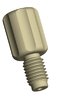 Adapter, PEEK™, 1/4"-28 UNF female auf 1/8" NPT male