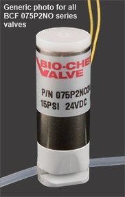 2-way NO pinch valve, type 075P2NO24-01BM