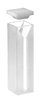 Standard micro absorption cuvette with PTFE cover, UV quartz, lightpath 30 mm