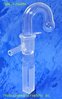 Standard anaerobic absorption cuvette with glass pouch for catching excess gas, UV quartz, lightpath 10 mm