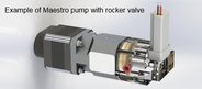 Maestro pump, 5000µl, PEEK head, with 3-way rocker valve