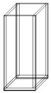 Turbidity measurement cuvette, UV quartz, lightpath 25 mm